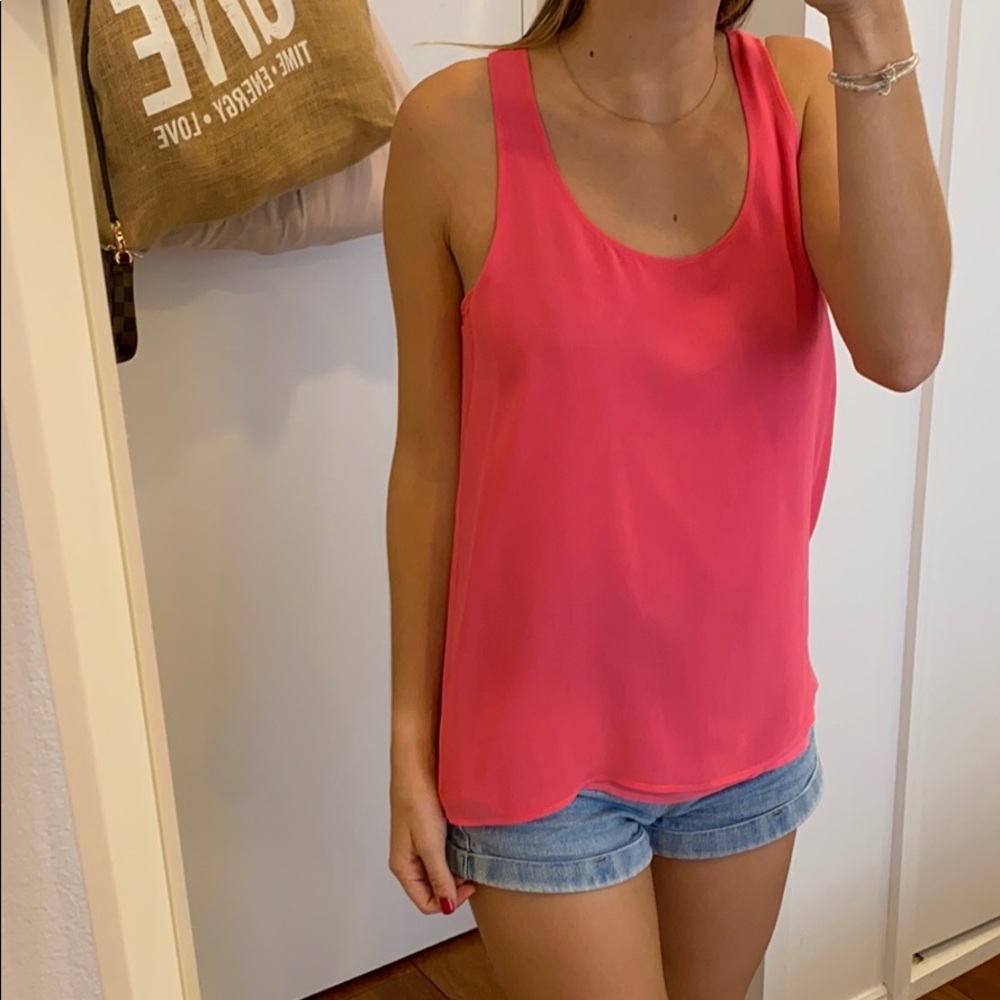 Pink Silk Blouse